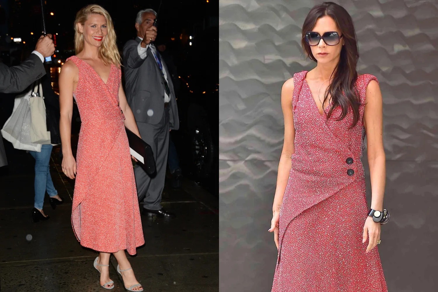 celebrities wearing the same outfits
- claire danes and victoria beckham