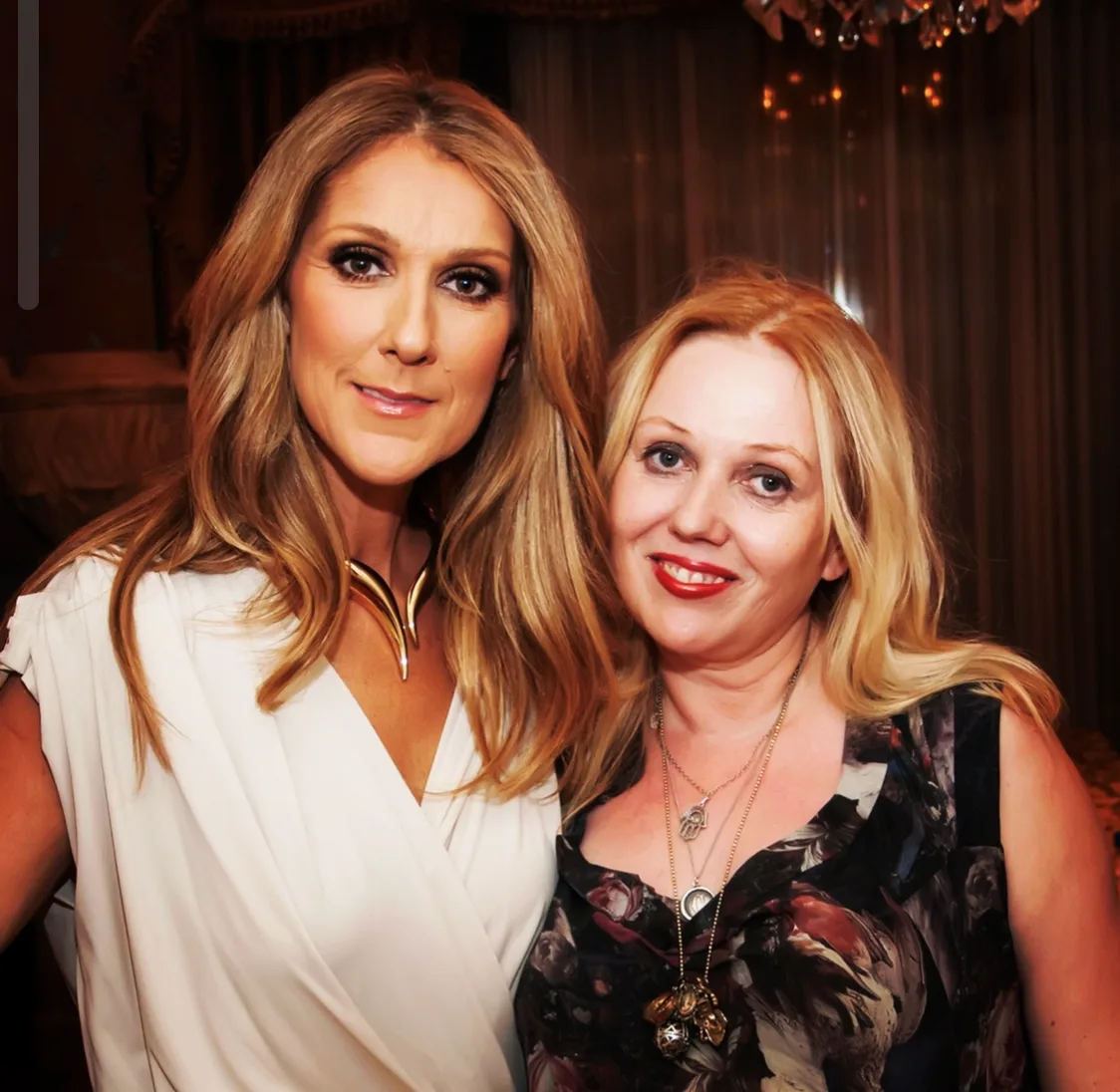 celine dion and chrissy illey, who first met during an interview