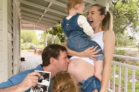 Sam Mac and Rebecca James have welcomed their third child into the world!