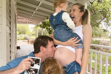 Sam Mac and Rebecca James have welcomed their third child into the world!