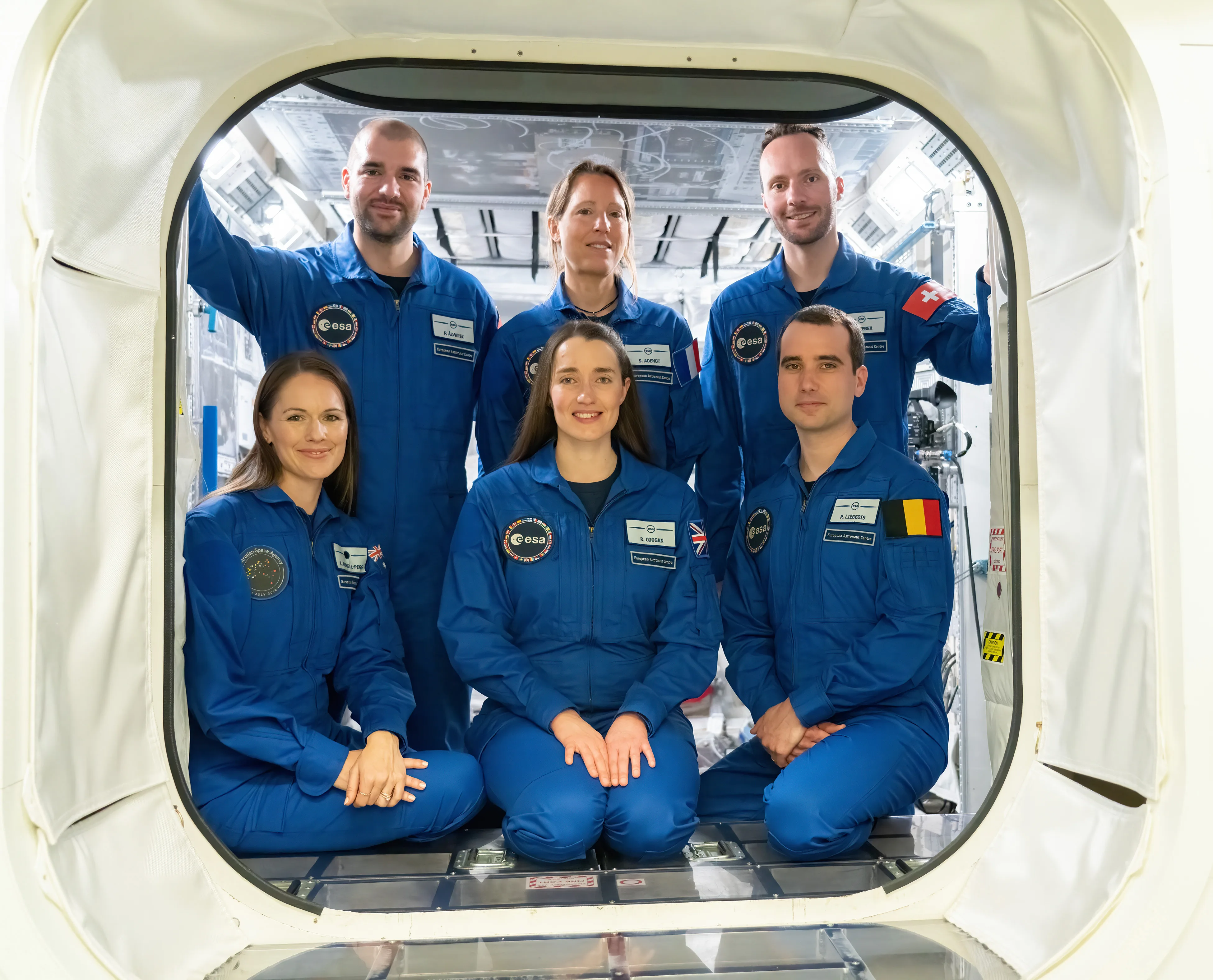 Katherine and other female astronauts. 