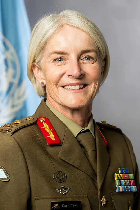 UN Peacekeeper Cheryl Pearce.