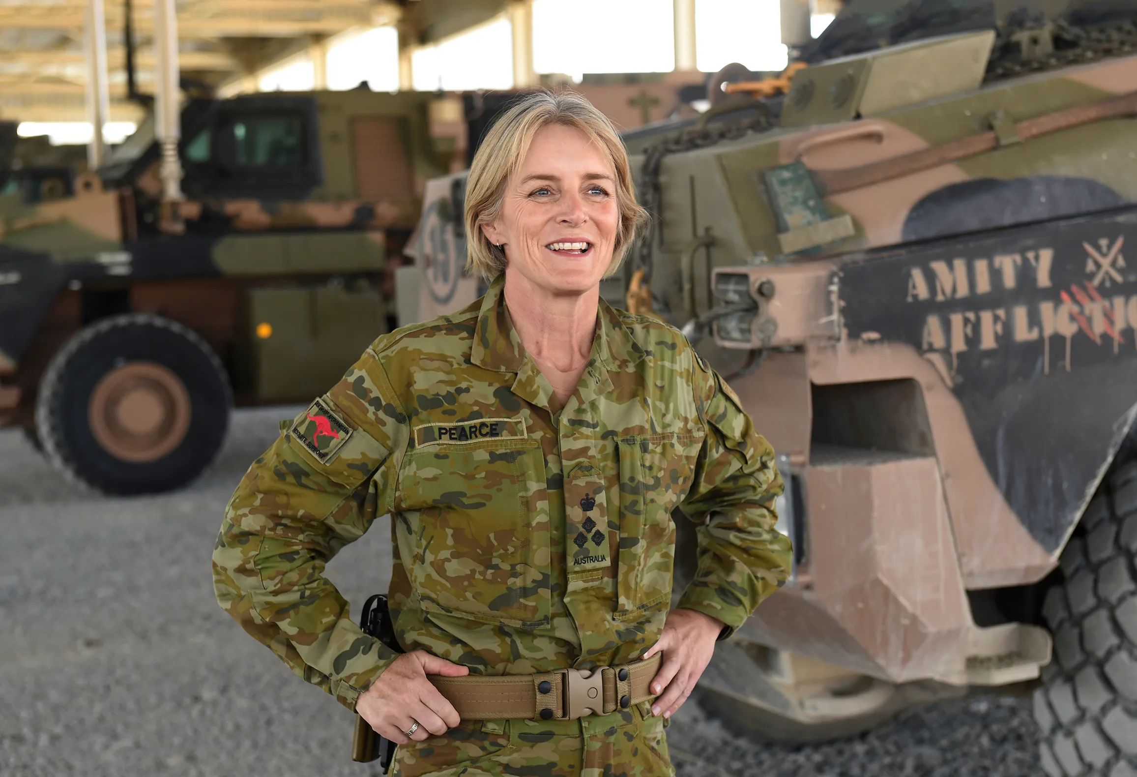 UN Peacekeeper Cheryl Pearce.