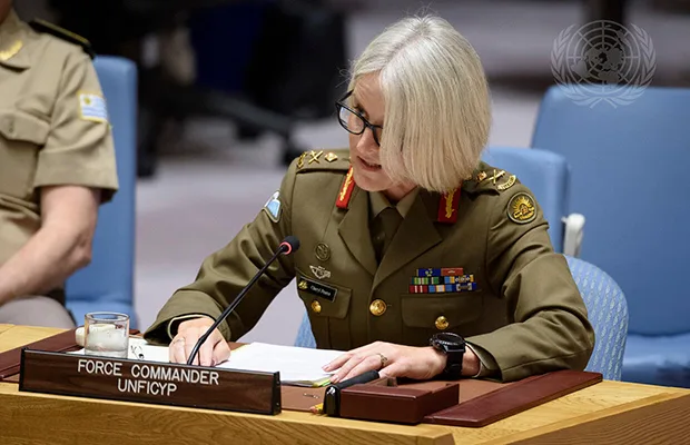 UN Peacekeeper Cheryl Pearce.