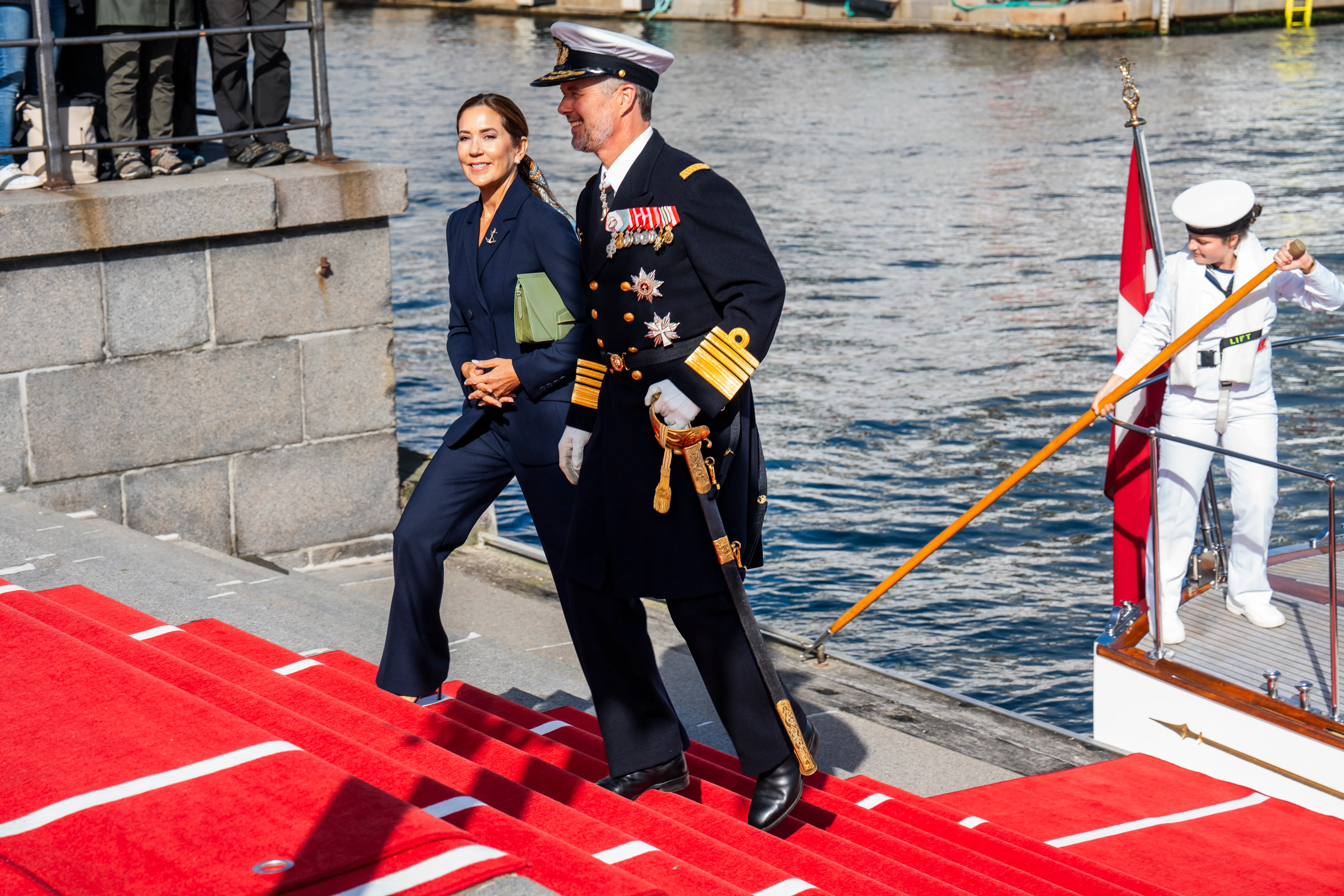 King Frederik and Queen Mary of Denmark officially marked the end of the royal sailing season