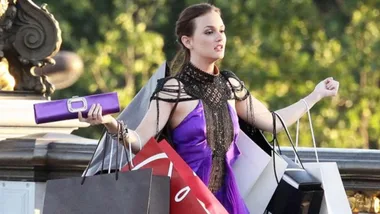 Blair Waldorf shopping in the TV show "Gossip Girl"