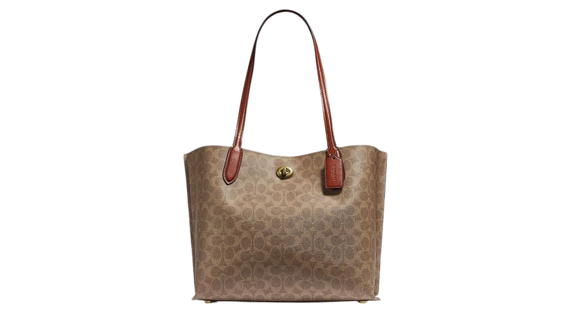 Coach Willow Tote In Signature Canvas