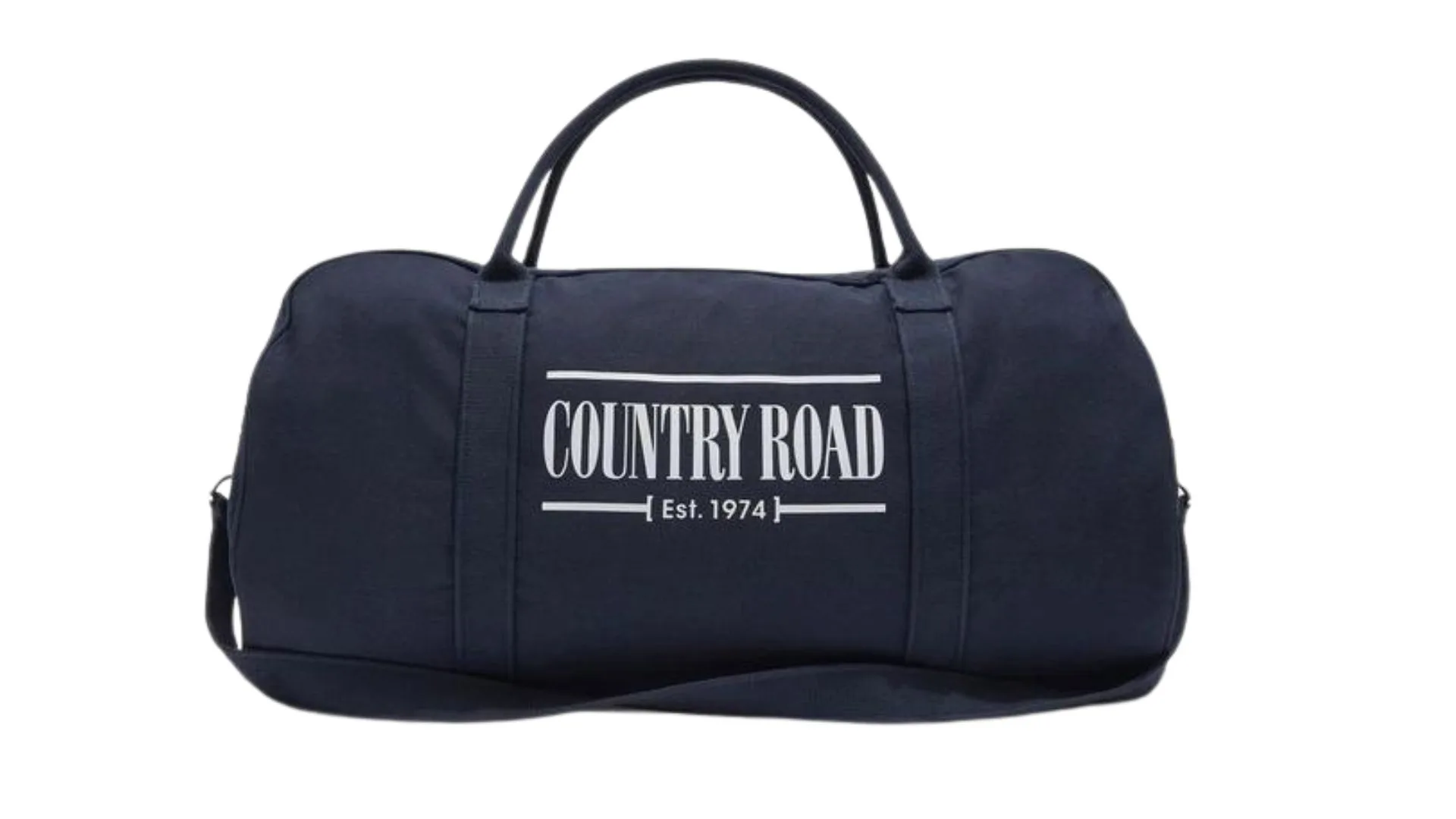 Australian Cotton Heritage Zip Canvas Tote in Navy