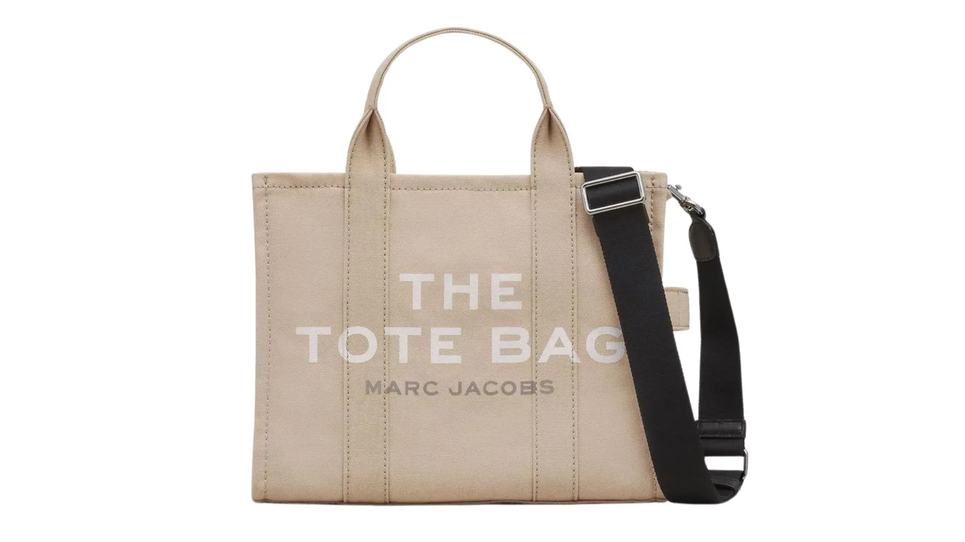 The Canvas Medium Tote Bag in beige