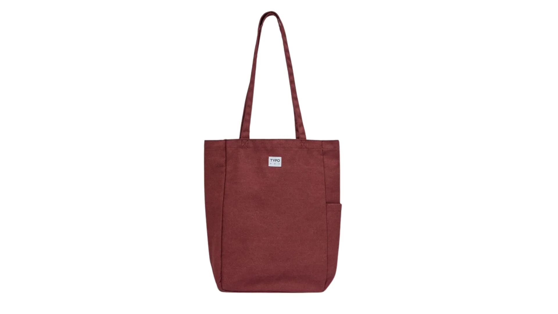 Typo Art Tote Bag Red