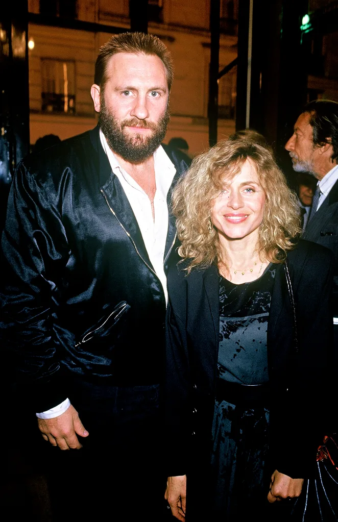 Gérard Depardieu and his ex-wife Elisabeth Guignot.