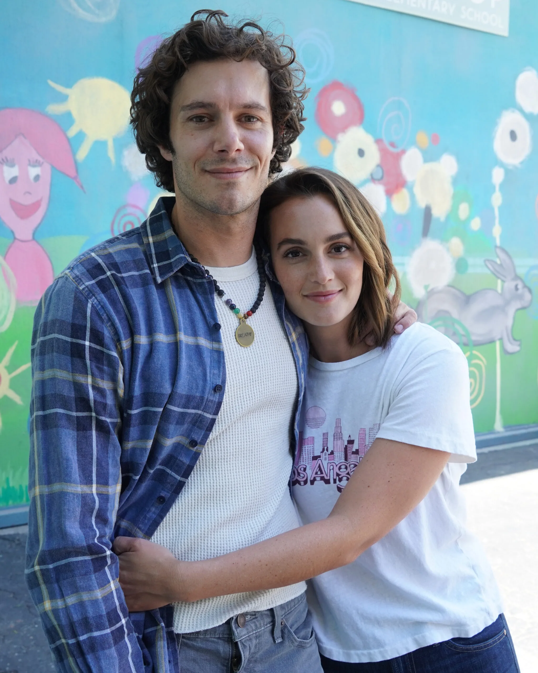 Adam Brody and Leighton Meester