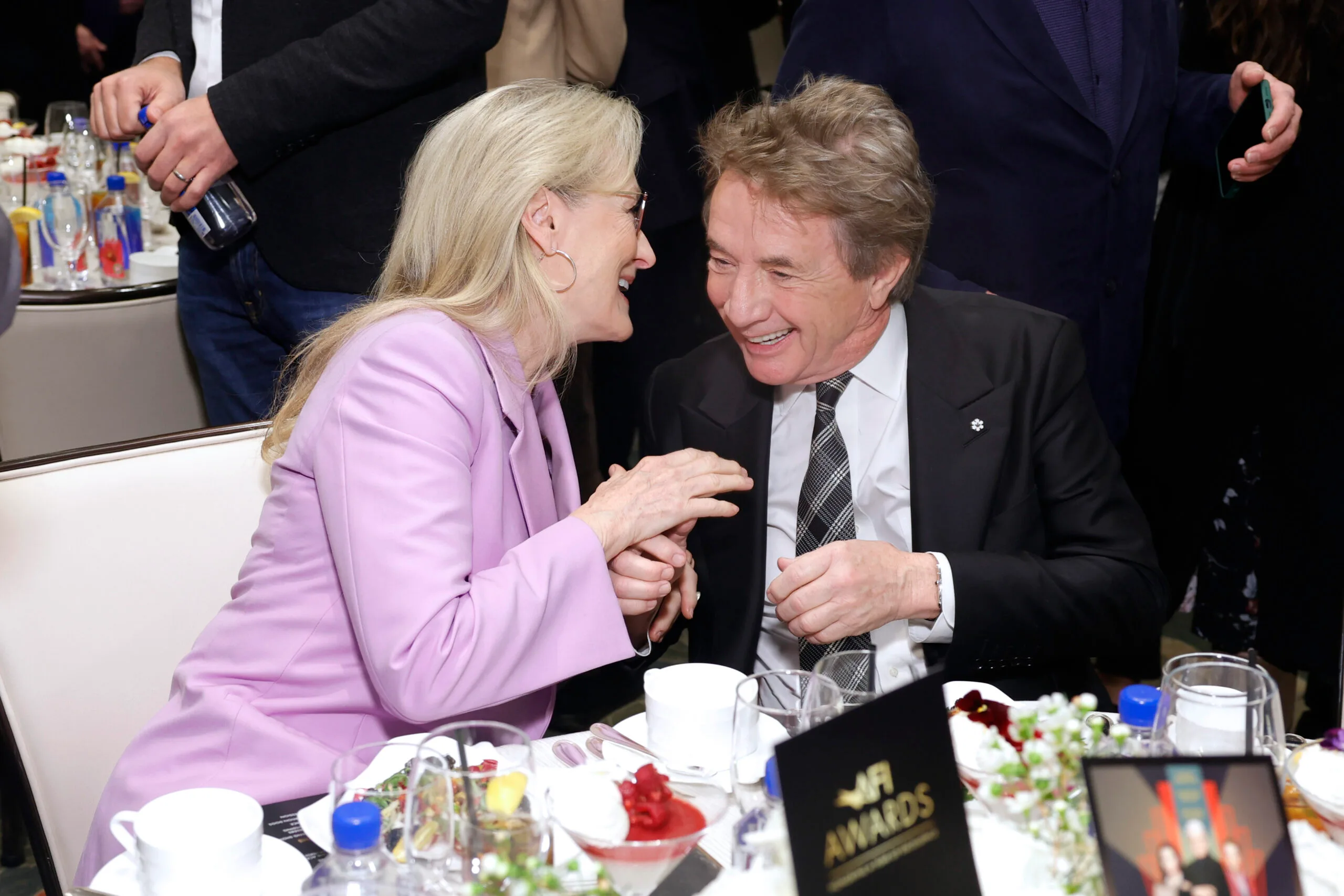 meryl streep and martin short at the afi awards