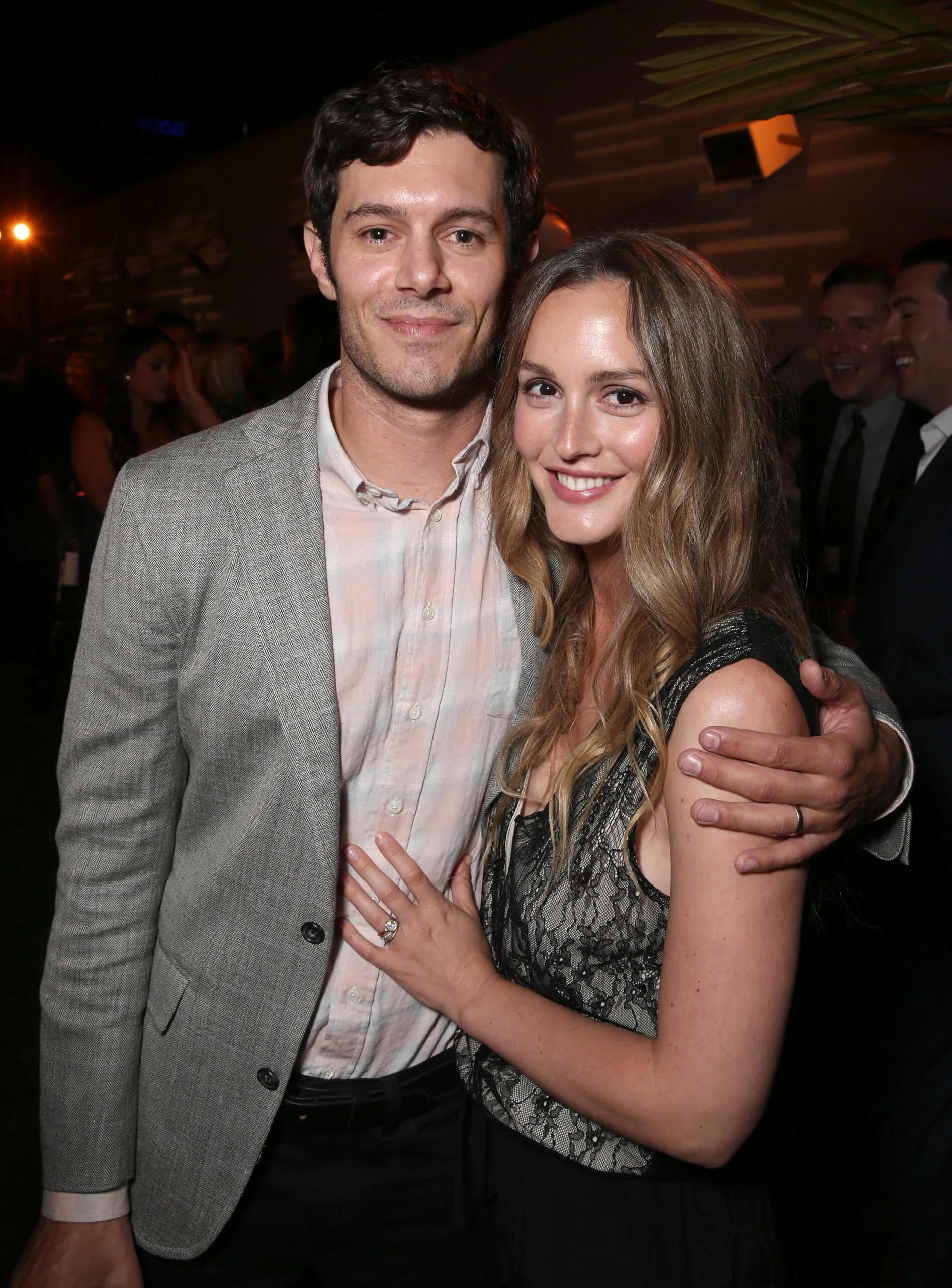 Adam Brody and Leighton Meester