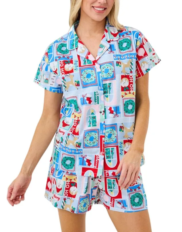 Big W Christmas Women's Pyjama Set - Blue