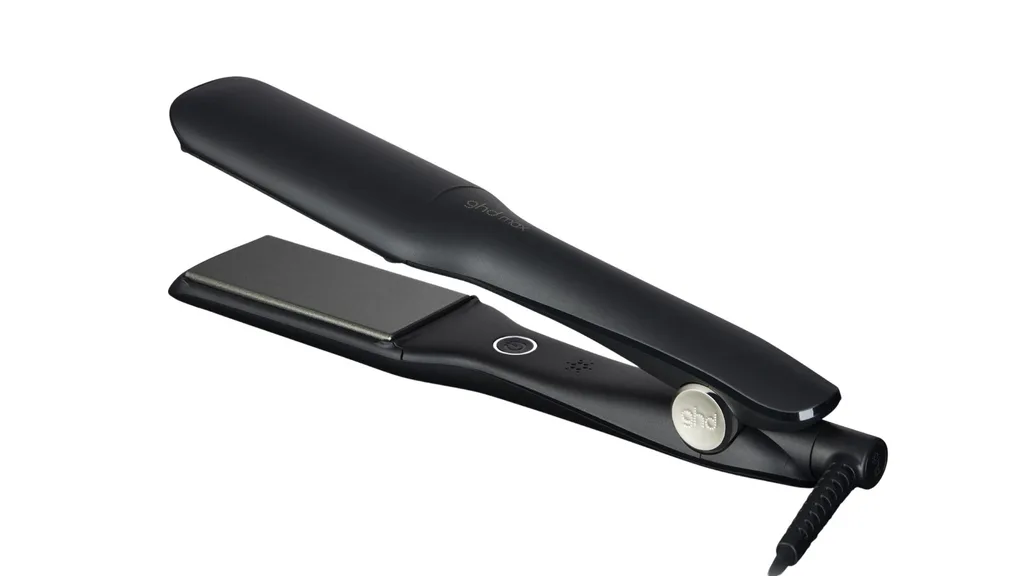 GHD Max Wide Hair Straightener in black