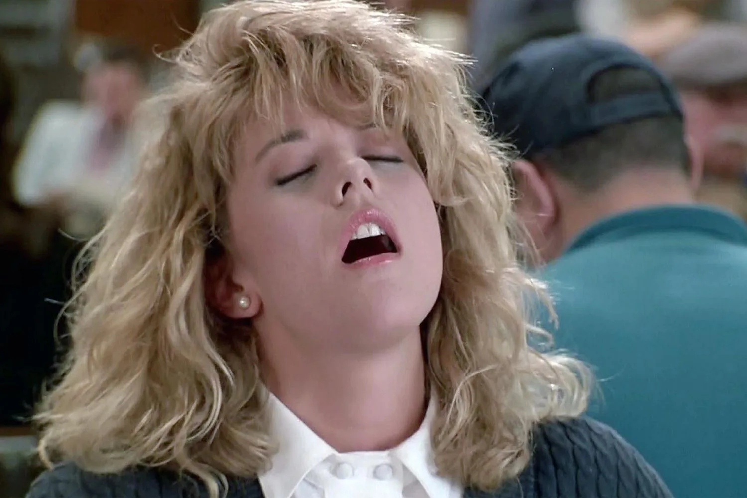 a still from when harry met sally, meg ryan