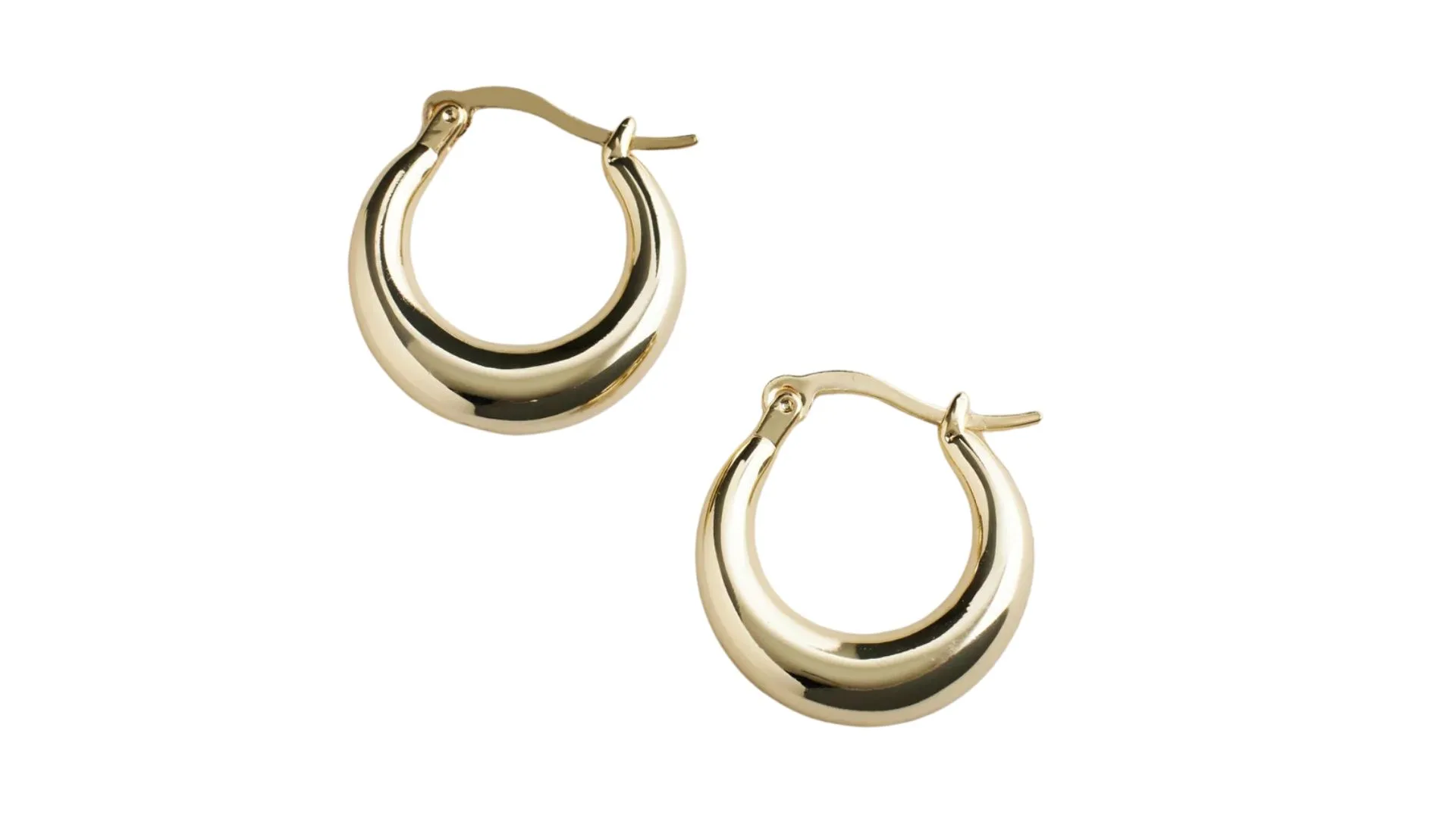 Black Friday Deals Rellquia Jewellery Baby Coralia Hoop Earrings in Gold