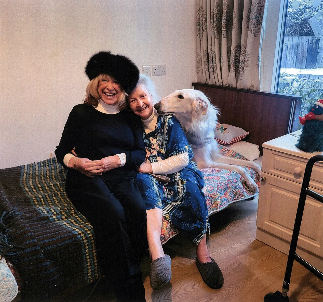 Lynda La Plante with her mother