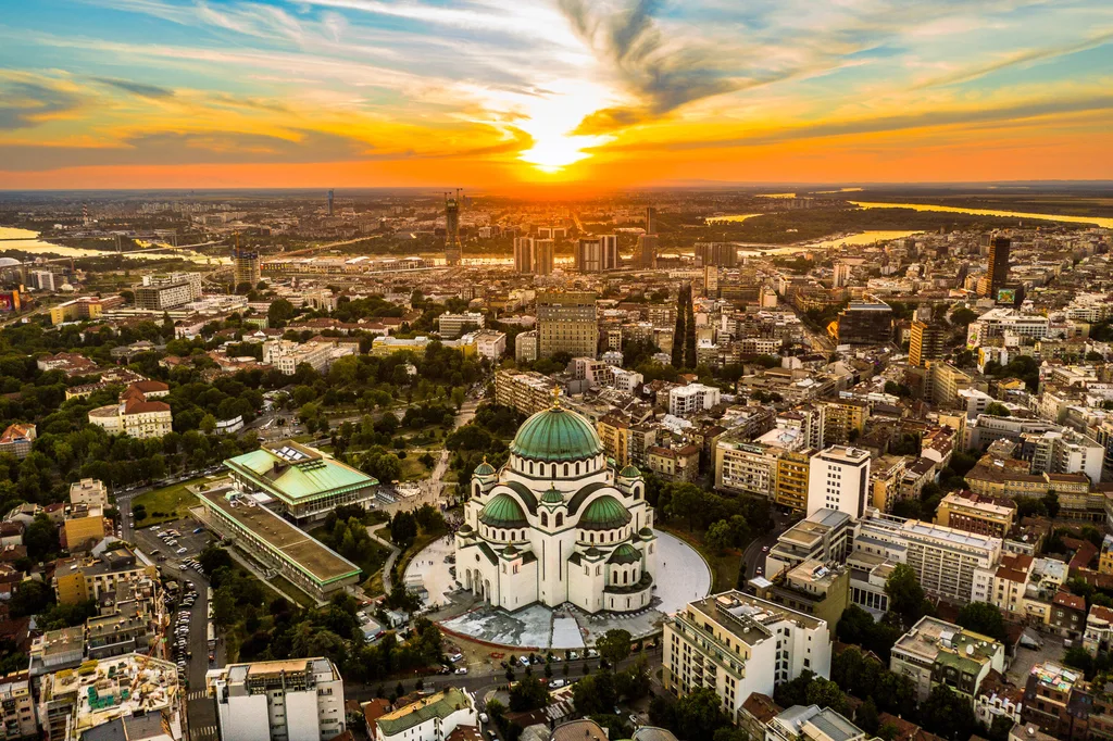 Temple Saint Sava in Belgrade.