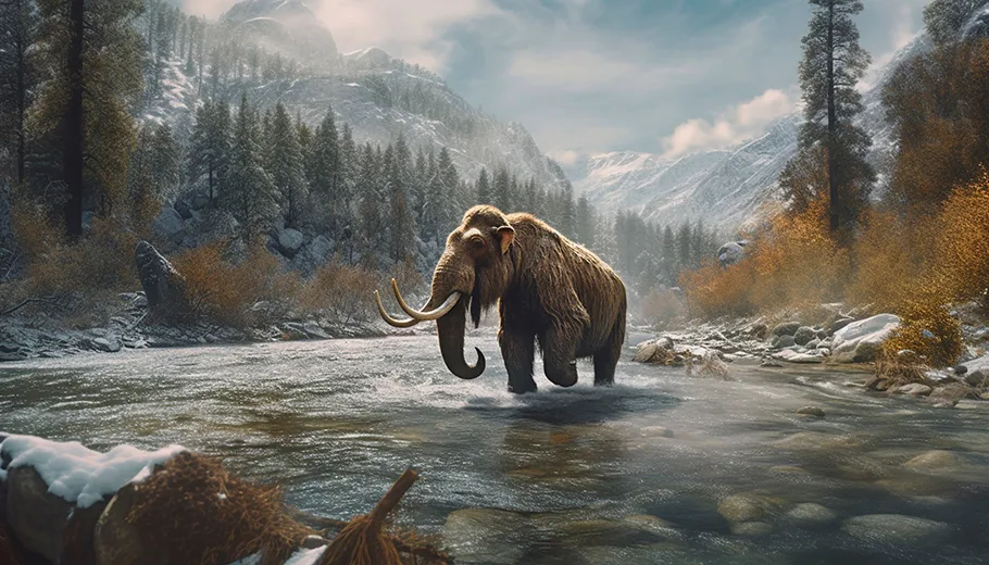 woolly mammoths