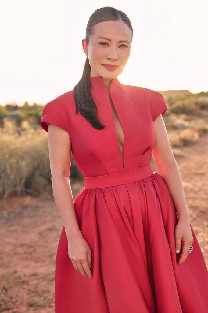 Poh Ling Yeow in the Northern Territory AWW Christmas shoot