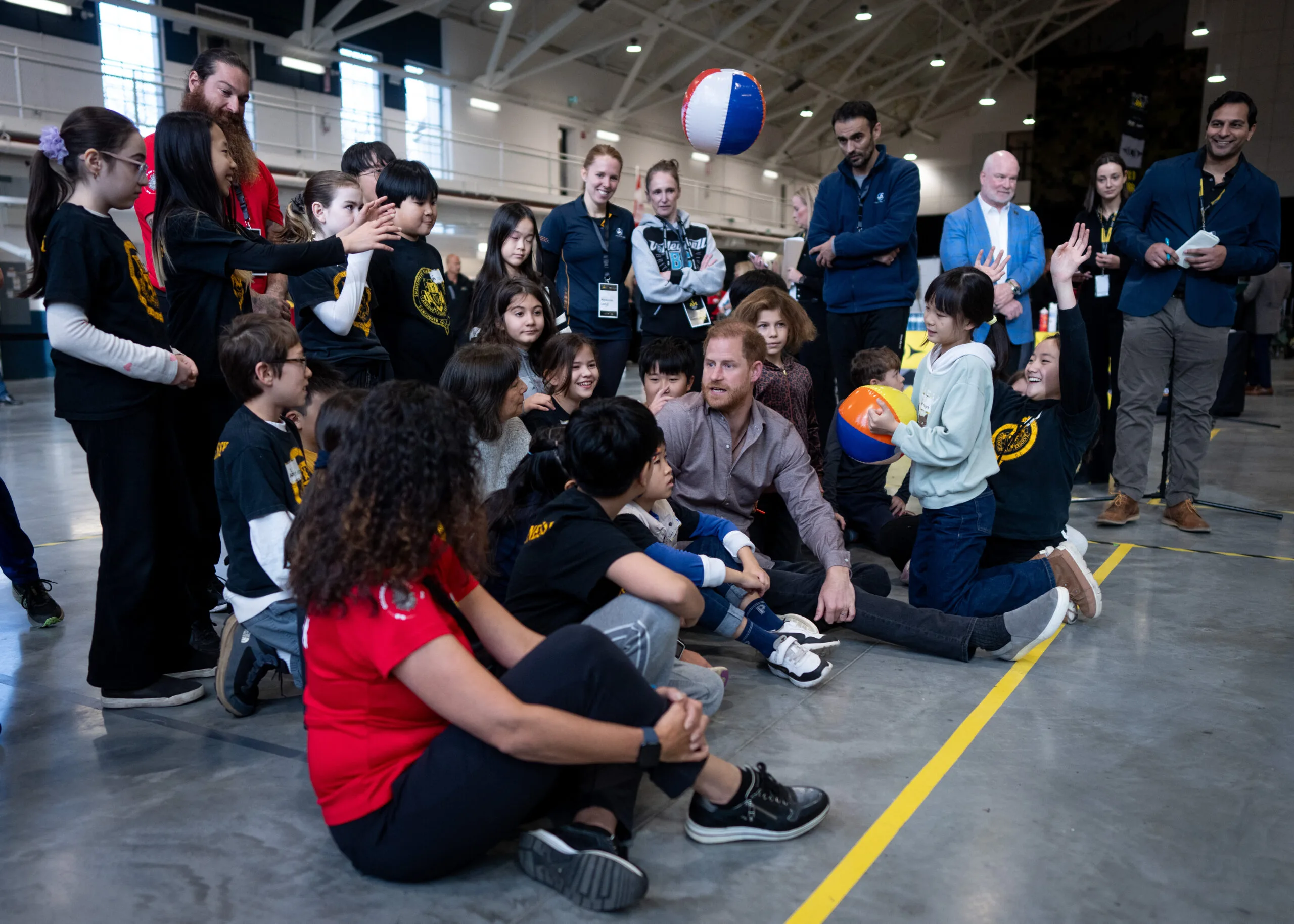 Prince Harry Invictus Game School Program Launch with school children