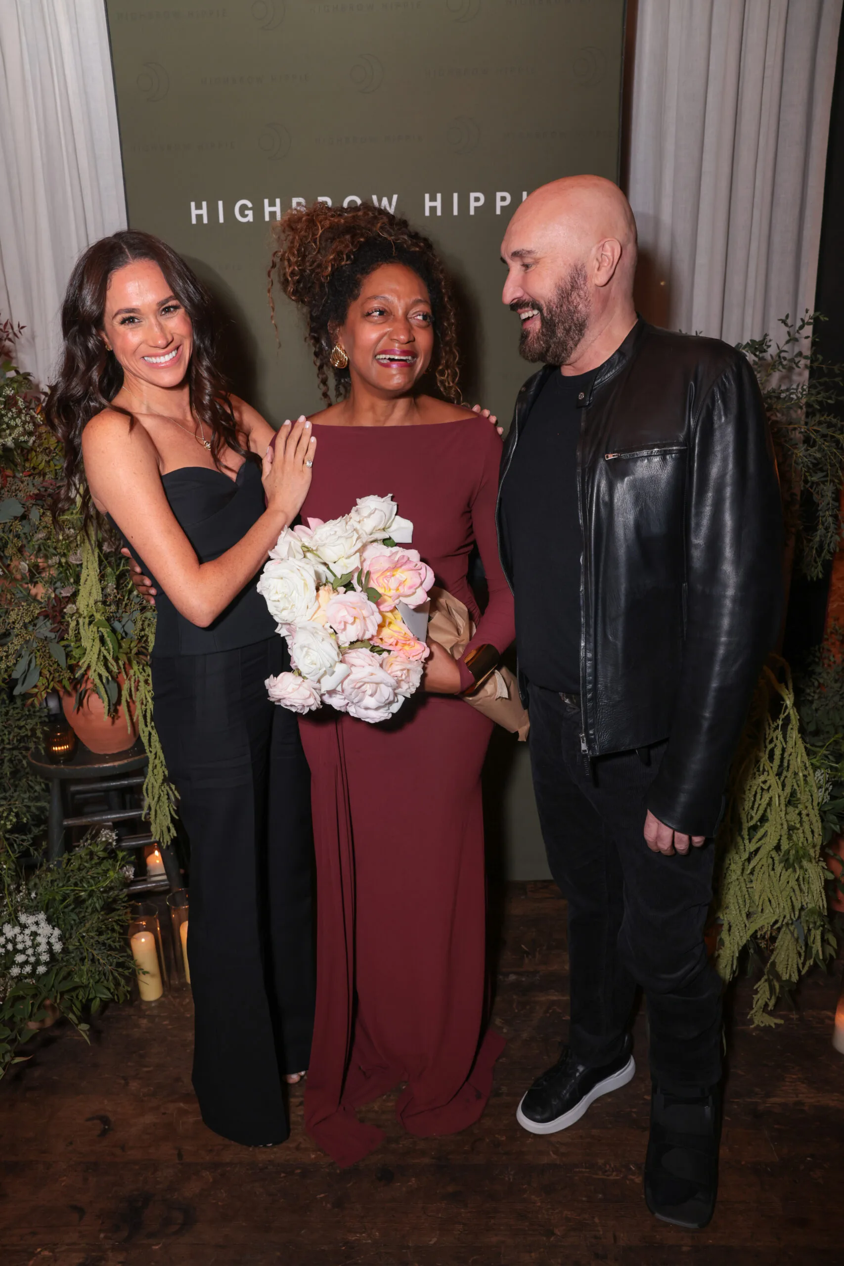 Duchess of Sussex, Meghan Markle at launch of Highbrow Hippie Haircare & Wellness