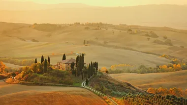 A Tuscany landscape.