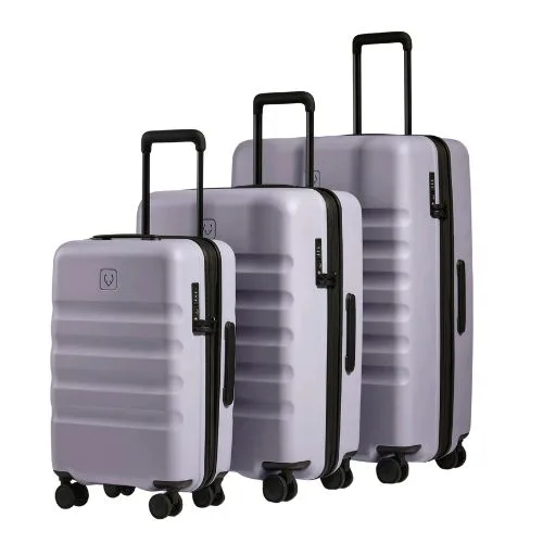 Antler Expandable Carry-on Luggage Set in Meadow Purple - Icon Stripe - luggage Black Friday deals