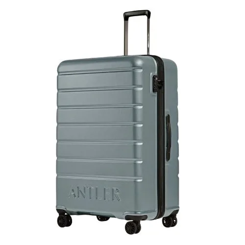 Antler Large Luggage in Cool Grey - Logo - luggage Black Friday deals