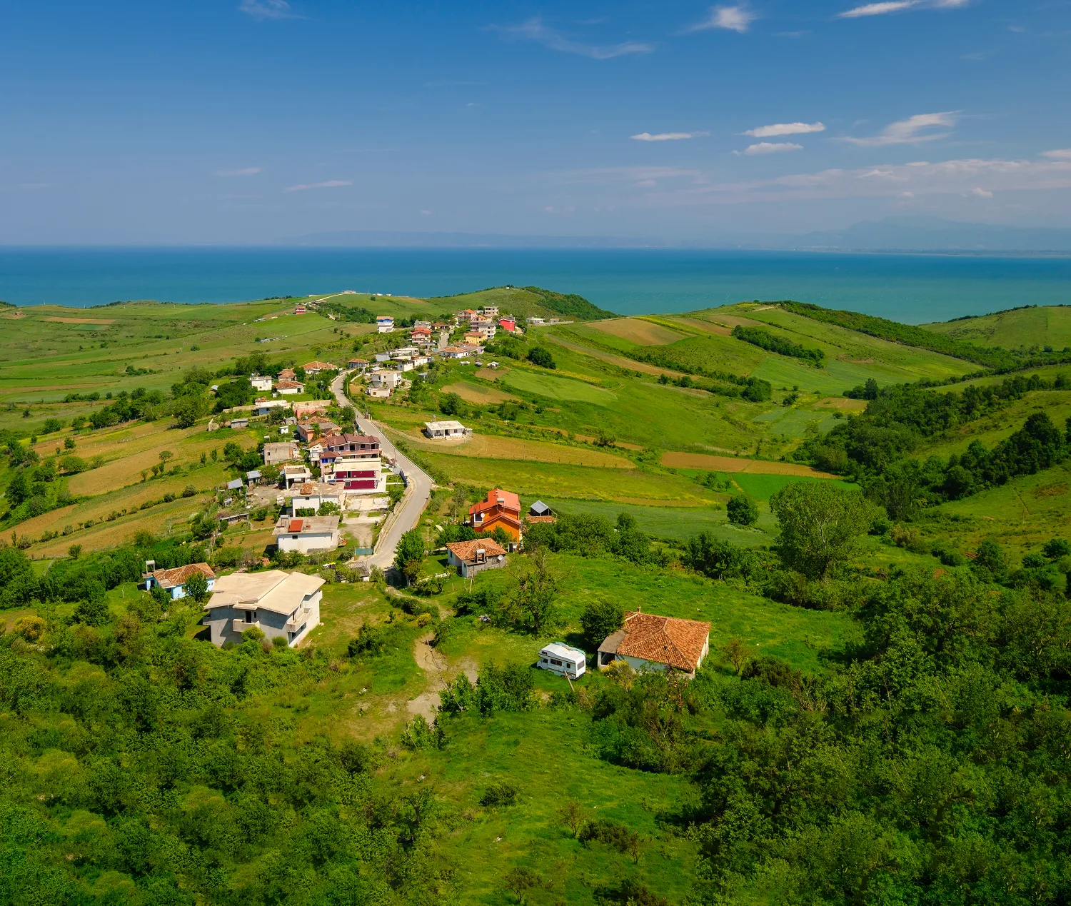 Albanian landscape. 
