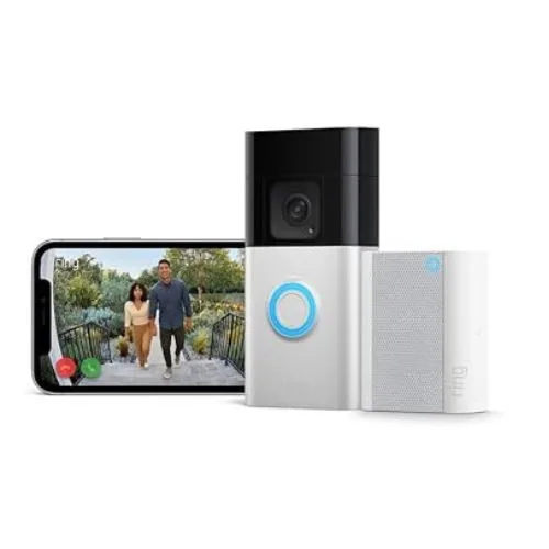 Ring Battery Video Doorbell Plus + Ring Chime by Amazon