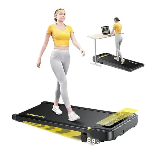 TOPUTURE Walking Pad with Incline, Under Desk Treadmill