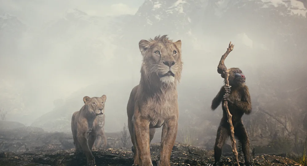 still from the movie Mufasa: The Lion King
