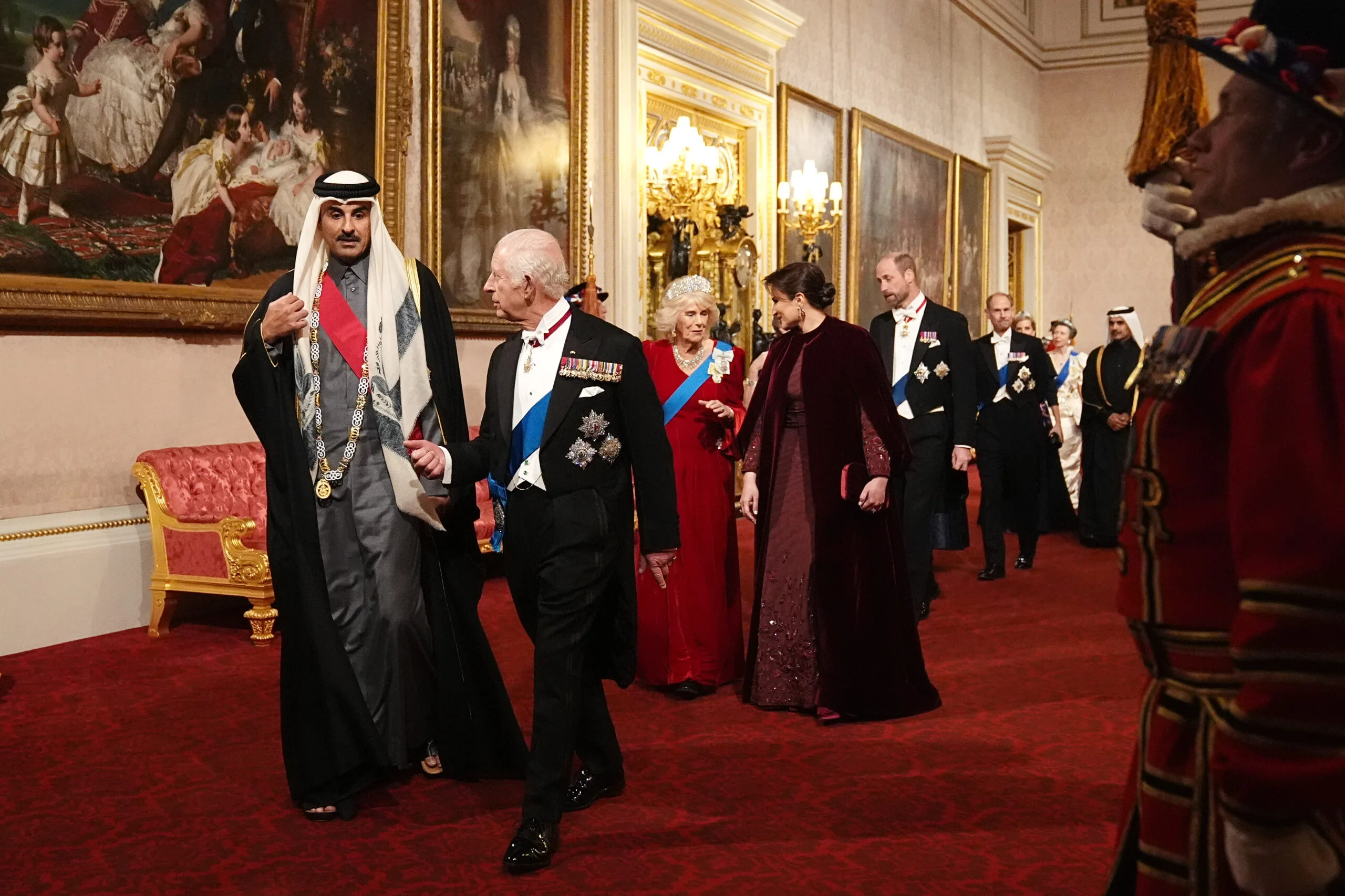 royal visit Qatar and British royals