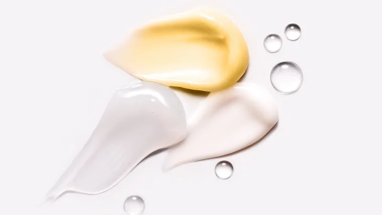 Samples of skincare products.
