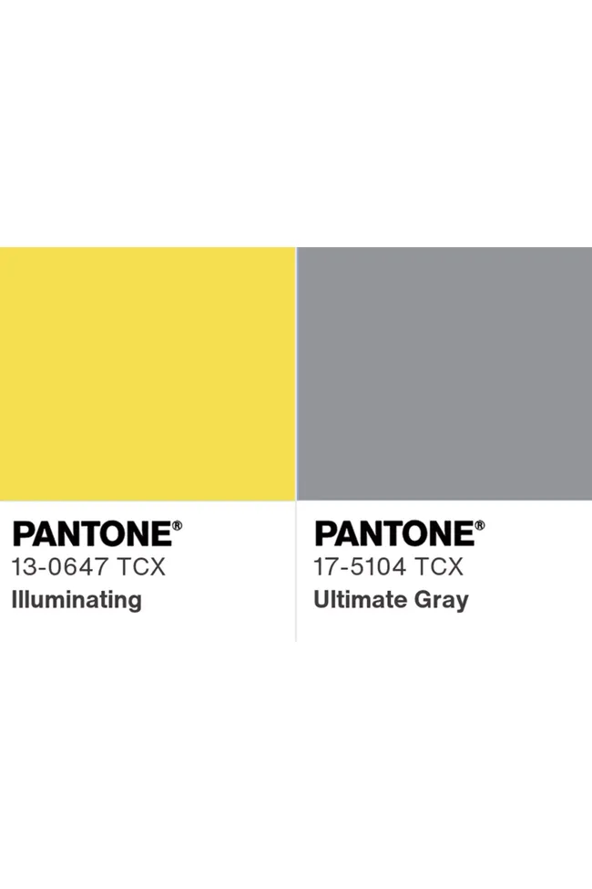 pantone colour of the year 2021 illuminating and ultimate gray