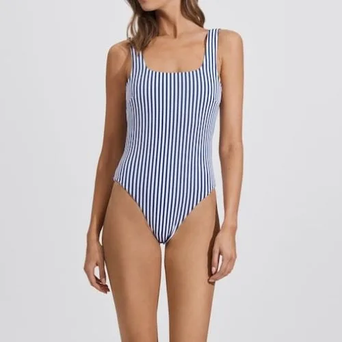 best Australian swimwear brands Fella Striped Swimsuit