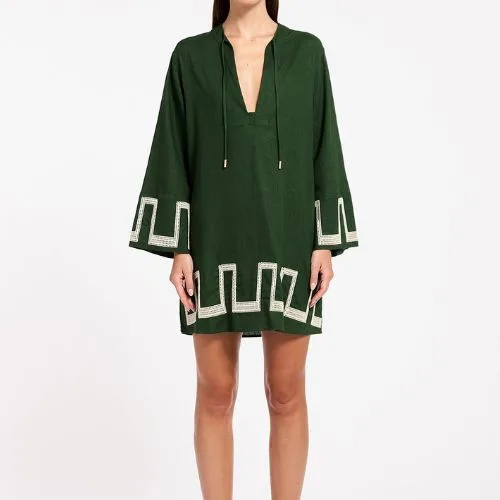 best Australian swimwear brands Jets Tirari Nights Embroidered Mini Kaftan