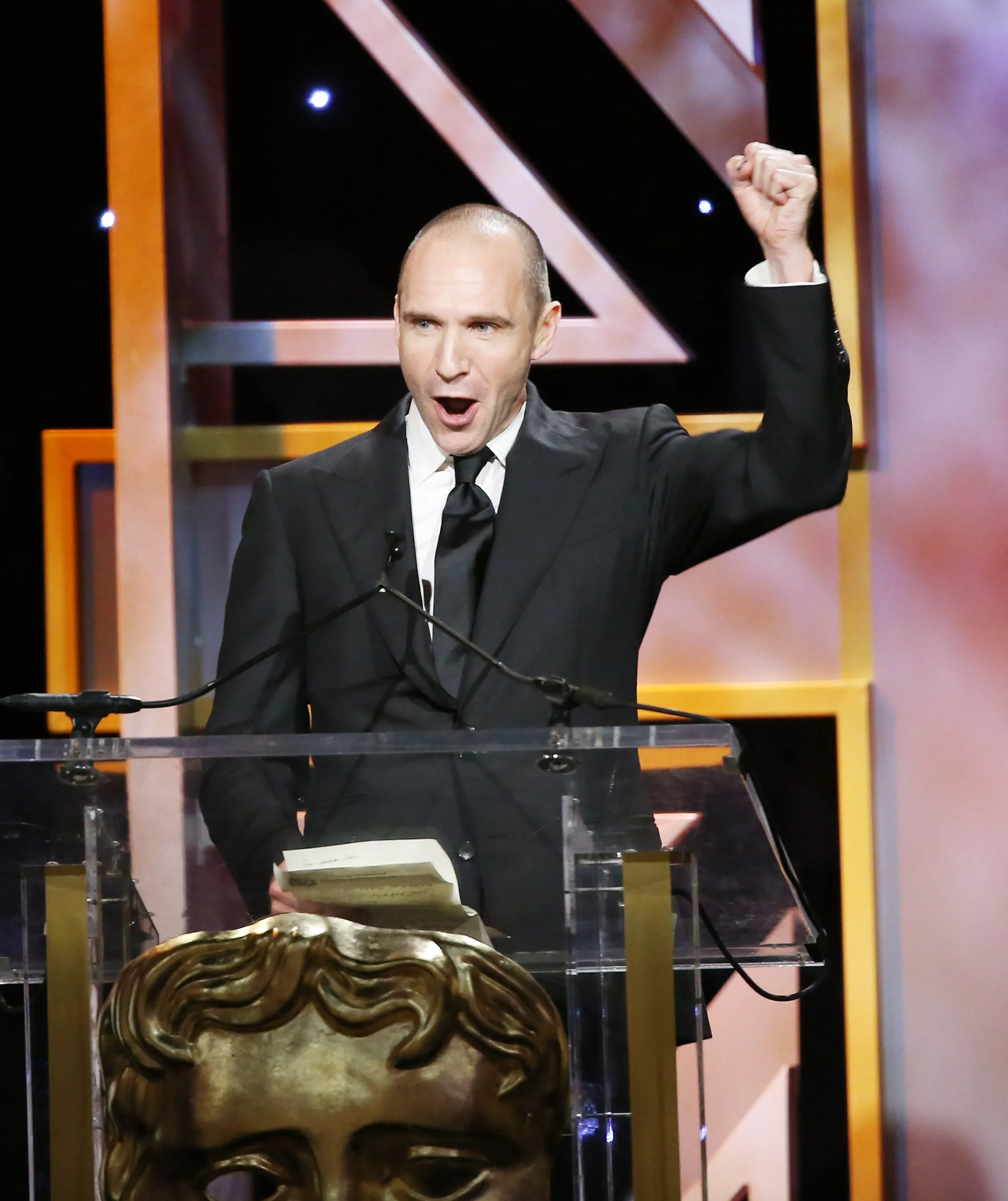 Ralph Fiennes at the baftas
