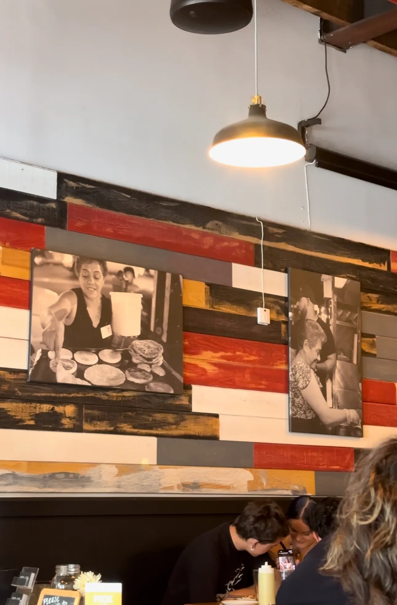 The interior of Arepa Lady, Jackson Heights
