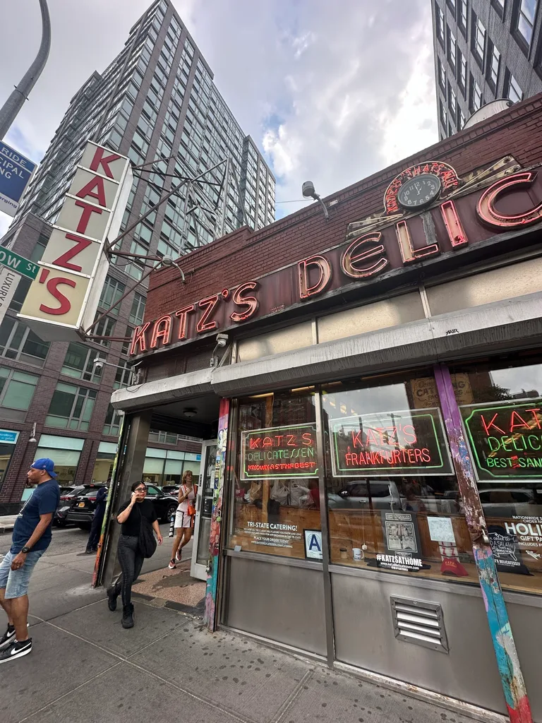 The famous Katz's Delicatessen exterior