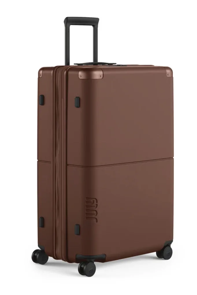 July Checked Plus Expandable - dark brown