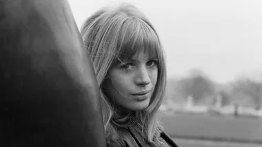 British singer Marianne Faithfull