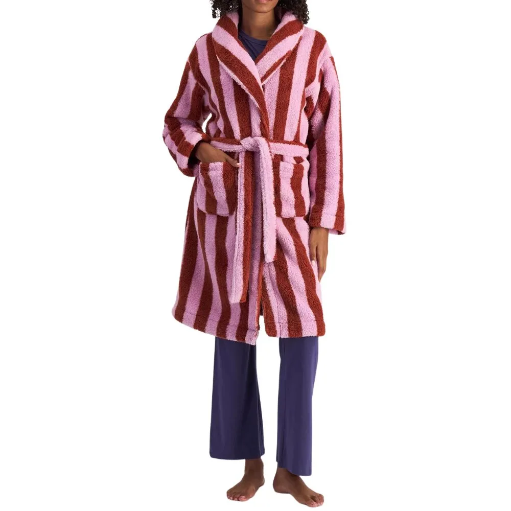Bonds Sleep Fleece Robe - stripe YJM