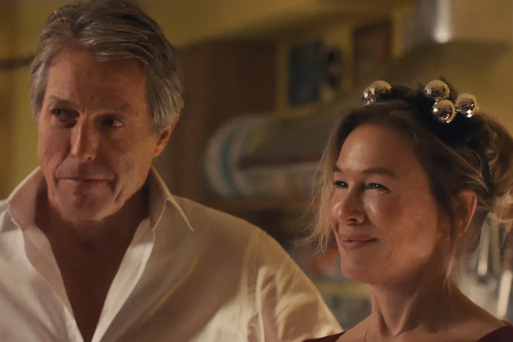 Hugh Grant and Renee Zellwegger in Bridget Jones: Mad About The Boy