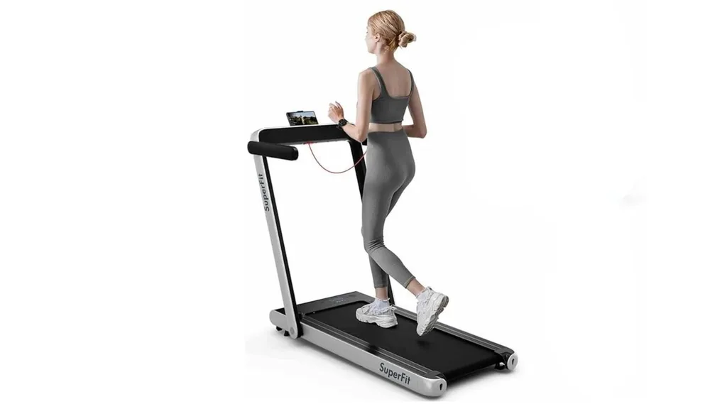 Costway 3HP Treadmill 3-in-1 for Working/Walking/Running, Folding Under Desk Walking Pad in black