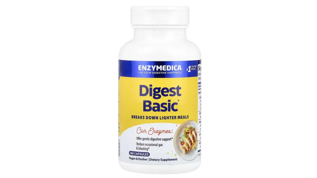 Enzymedica, Digest Basic 180 Capsules