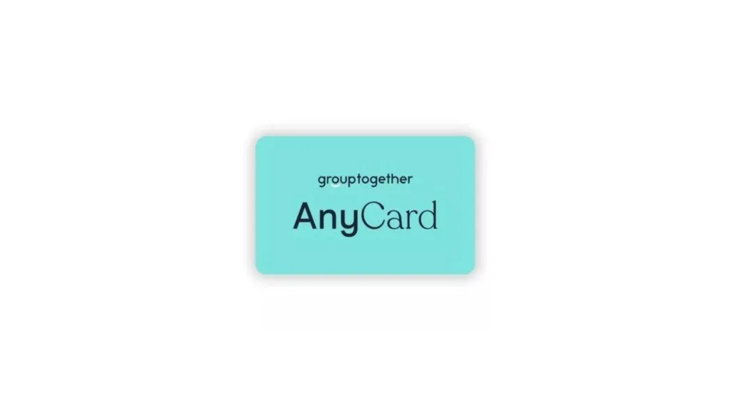 GroupTogether AnyCard gift card.